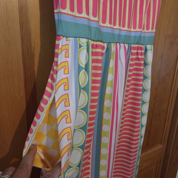 Gretchen Scott Dress Size XXS Sleeveless Hot Pink Date Night Wrinkle Resistant - Picture 9 of 15